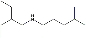 (2-ethylbutyl)(5-methylhexan-2-yl)amine 结构式