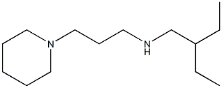 (2-ethylbutyl)[3-(piperidin-1-yl)propyl]amine 结构式