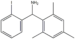 (2-iodophenyl)(2,4,6-trimethylphenyl)methanamine 结构式