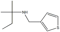 (2-methylbutan-2-yl)(thiophen-3-ylmethyl)amine 结构式