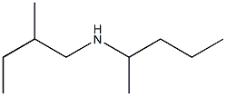 (2-methylbutyl)(pentan-2-yl)amine 结构式