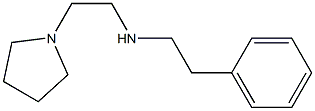 (2-phenylethyl)[2-(pyrrolidin-1-yl)ethyl]amine 结构式