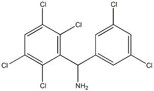 (3,5-dichlorophenyl)(2,3,5,6-tetrachlorophenyl)methanamine 结构式