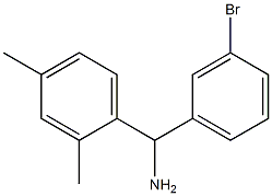 (3-bromophenyl)(2,4-dimethylphenyl)methanamine 结构式