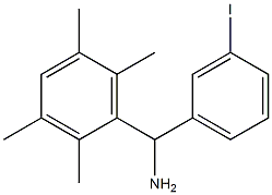 (3-iodophenyl)(2,3,5,6-tetramethylphenyl)methanamine 结构式