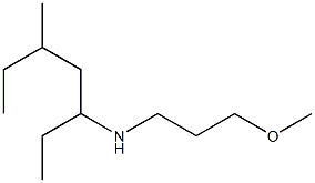 (3-methoxypropyl)(5-methylheptan-3-yl)amine 结构式