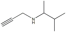 (3-methylbutan-2-yl)(prop-2-yn-1-yl)amine 结构式