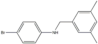 (4-bromophenyl)(3,5-dimethylphenyl)methylamine 结构式