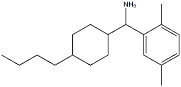 (4-butylcyclohexyl)(2,5-dimethylphenyl)methanamine 结构式