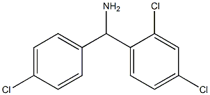 (4-chlorophenyl)(2,4-dichlorophenyl)methanamine 结构式