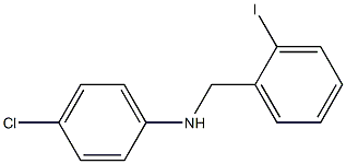 (4-chlorophenyl)(2-iodophenyl)methylamine 结构式