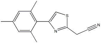 (4-mesityl-1,3-thiazol-2-yl)acetonitrile 结构式