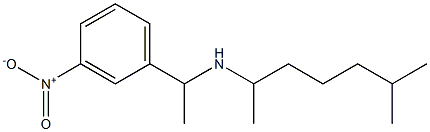 (6-methylheptan-2-yl)[1-(3-nitrophenyl)ethyl]amine 结构式