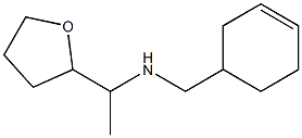(cyclohex-3-en-1-ylmethyl)[1-(oxolan-2-yl)ethyl]amine 结构式