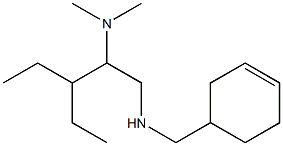 (cyclohex-3-en-1-ylmethyl)[2-(dimethylamino)-3-ethylpentyl]amine 结构式