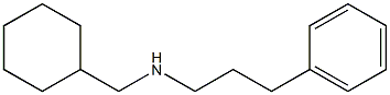 (cyclohexylmethyl)(3-phenylpropyl)amine 结构式
