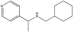 (cyclohexylmethyl)[1-(pyridin-4-yl)ethyl]amine 结构式