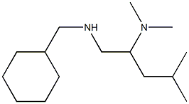 (cyclohexylmethyl)[2-(dimethylamino)-4-methylpentyl]amine 结构式