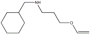 (cyclohexylmethyl)[3-(ethenyloxy)propyl]amine 结构式