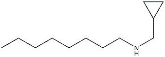 (cyclopropylmethyl)(octyl)amine 结构式