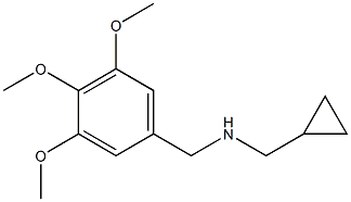 (cyclopropylmethyl)[(3,4,5-trimethoxyphenyl)methyl]amine 结构式