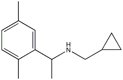 (cyclopropylmethyl)[1-(2,5-dimethylphenyl)ethyl]amine 结构式