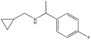 (cyclopropylmethyl)[1-(4-fluorophenyl)ethyl]amine 结构式