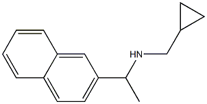 (cyclopropylmethyl)[1-(naphthalen-2-yl)ethyl]amine 结构式