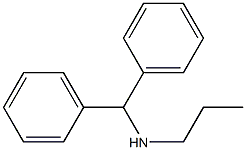 (diphenylmethyl)(propyl)amine 结构式