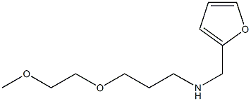 (furan-2-ylmethyl)[3-(2-methoxyethoxy)propyl]amine 结构式