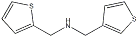 (thiophen-2-ylmethyl)(thiophen-3-ylmethyl)amine 结构式