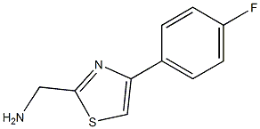 [4-(4-fluorophenyl)-1,3-thiazol-2-yl]methanamine 结构式