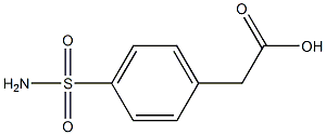 [4-(aminosulfonyl)phenyl]acetic acid 结构式