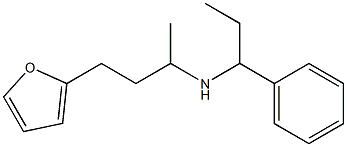 [4-(furan-2-yl)butan-2-yl](1-phenylpropyl)amine 结构式