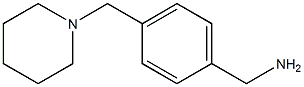 [4-(piperidin-1-ylmethyl)phenyl]methanamine 结构式