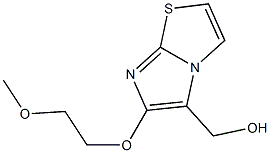 [6-(2-methoxyethoxy)imidazo[2,1-b][1,3]thiazol-5-yl]methanol 结构式