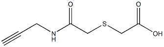 {[2-oxo-2-(prop-2-ynylamino)ethyl]thio}acetic acid 结构式