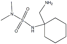 {1-[(dimethylsulfamoyl)amino]cyclohexyl}methanamine 结构式