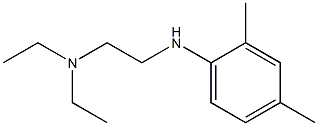 {2-[(2,4-dimethylphenyl)amino]ethyl}diethylamine 结构式