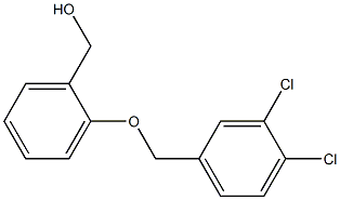 {2-[(3,4-dichlorophenyl)methoxy]phenyl}methanol 结构式