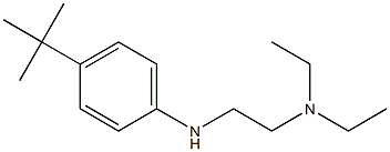 {2-[(4-tert-butylphenyl)amino]ethyl}diethylamine 结构式