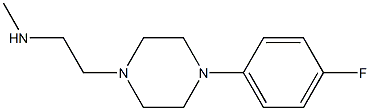 {2-[4-(4-fluorophenyl)piperazin-1-yl]ethyl}(methyl)amine 结构式