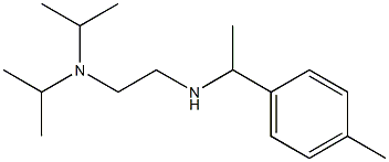 {2-[bis(propan-2-yl)amino]ethyl}[1-(4-methylphenyl)ethyl]amine 结构式