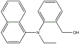 {2-[ethyl(naphthalen-1-yl)amino]phenyl}methanol 结构式