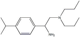 {2-amino-2-[4-(propan-2-yl)phenyl]ethyl}dipropylamine 结构式