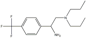 {2-amino-2-[4-(trifluoromethyl)phenyl]ethyl}dipropylamine 结构式