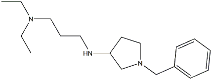 {3-[(1-benzylpyrrolidin-3-yl)amino]propyl}diethylamine 结构式