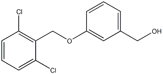 {3-[(2,6-dichlorophenyl)methoxy]phenyl}methanol 结构式