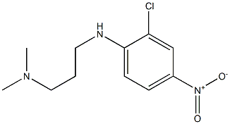 {3-[(2-chloro-4-nitrophenyl)amino]propyl}dimethylamine 结构式