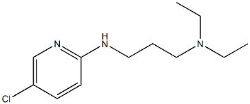 {3-[(5-chloropyridin-2-yl)amino]propyl}diethylamine 结构式